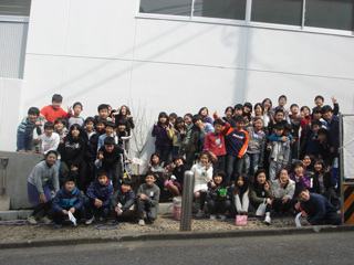 小学校卒業記念植樹