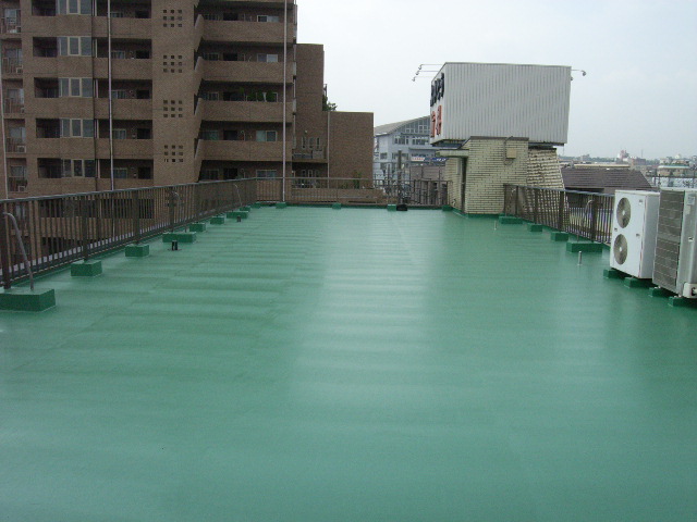 工事前　塗装が多少劣化しています